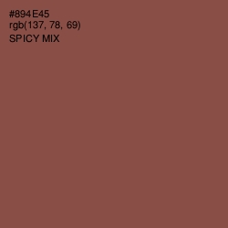 #894E45 - Spicy Mix Color Image